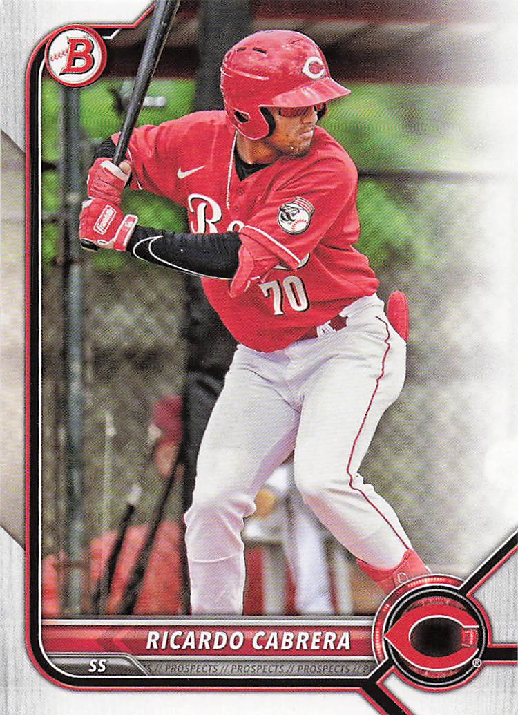 2022 Bowman Draft Baseball Ricardo Cabrera #BD-139