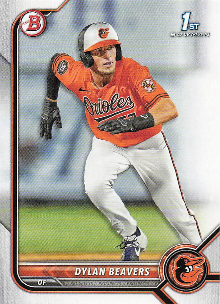 2022 Bowman Draft Baseball Dylan Beavers #BD-160