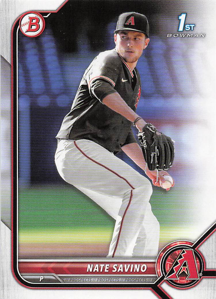 2022 Bowman Draft Baseball Nate Savino #BD-163