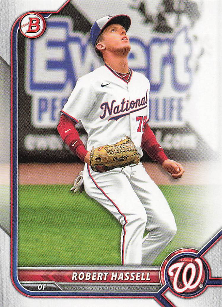 2022 Bowman Draft 1st Edition Baseball Robert Hassell #BD-169