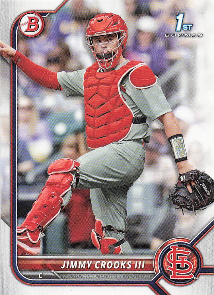 2022 Bowman Draft Baseball Jimmy Crooks III #BD-178