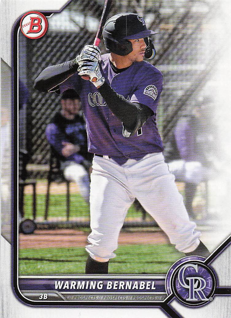 2022 Bowman Draft Baseball Green Warming Bernabel #BD-179