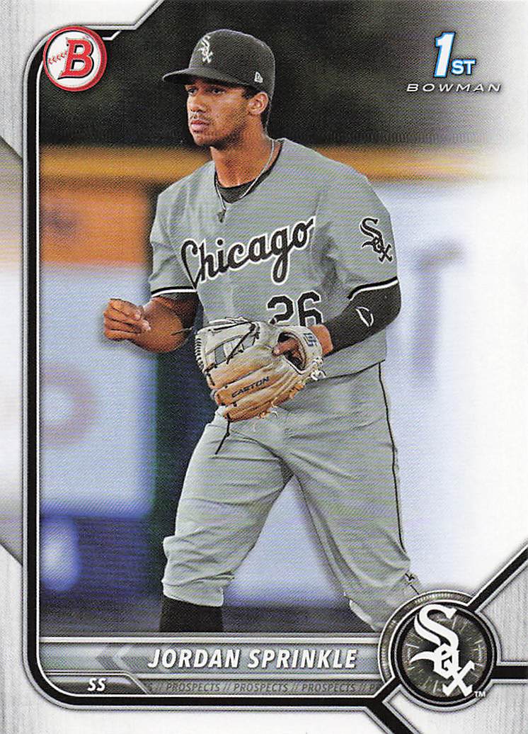 2022 Bowman Draft Baseball Jordan Sprinkle #BD-183