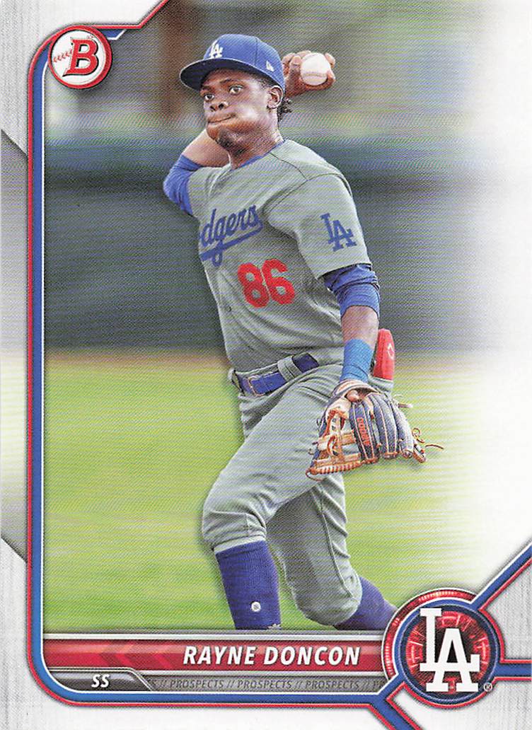2022 Bowman Draft Baseball Rayne Doncon #BD-188