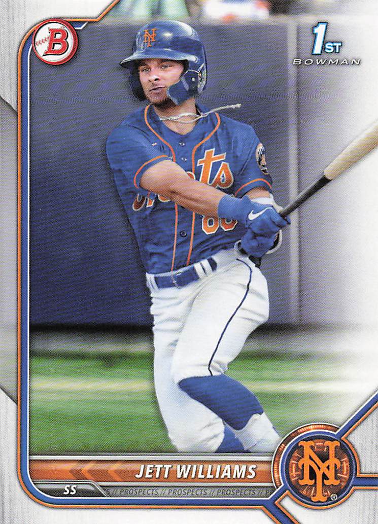 2022 Bowman Draft Baseball Jett Williams #BD-190