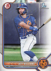 2022 Bowman Draft Baseball Jett Williams #BD-190