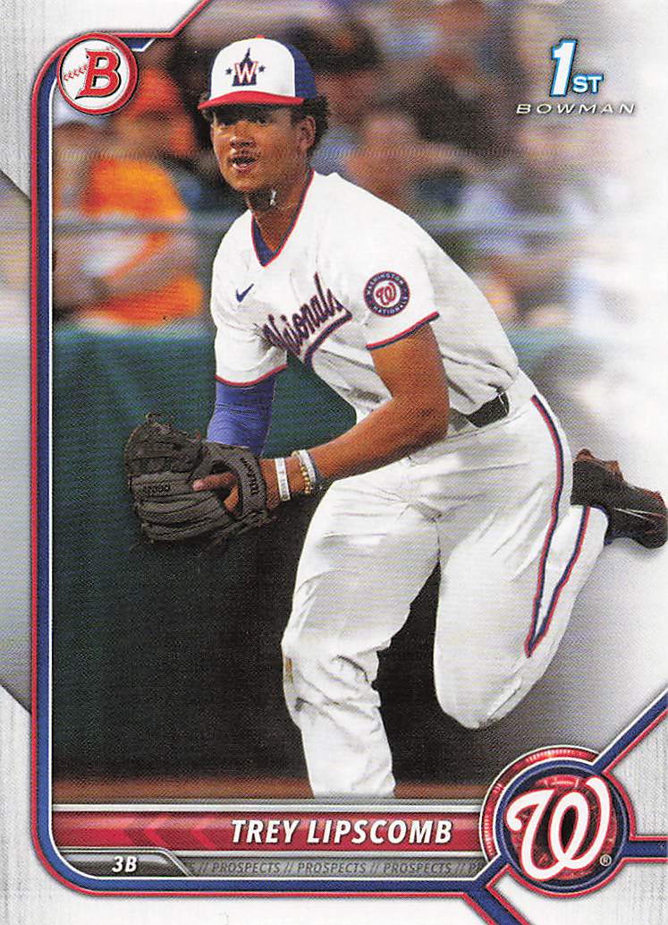 2022 Bowman Draft Baseball Trey Lipscomb #BD-197