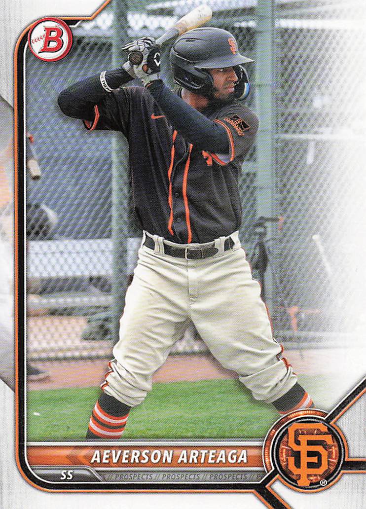 2022 Bowman Draft Baseball Aeverson Arteaga #BD-198