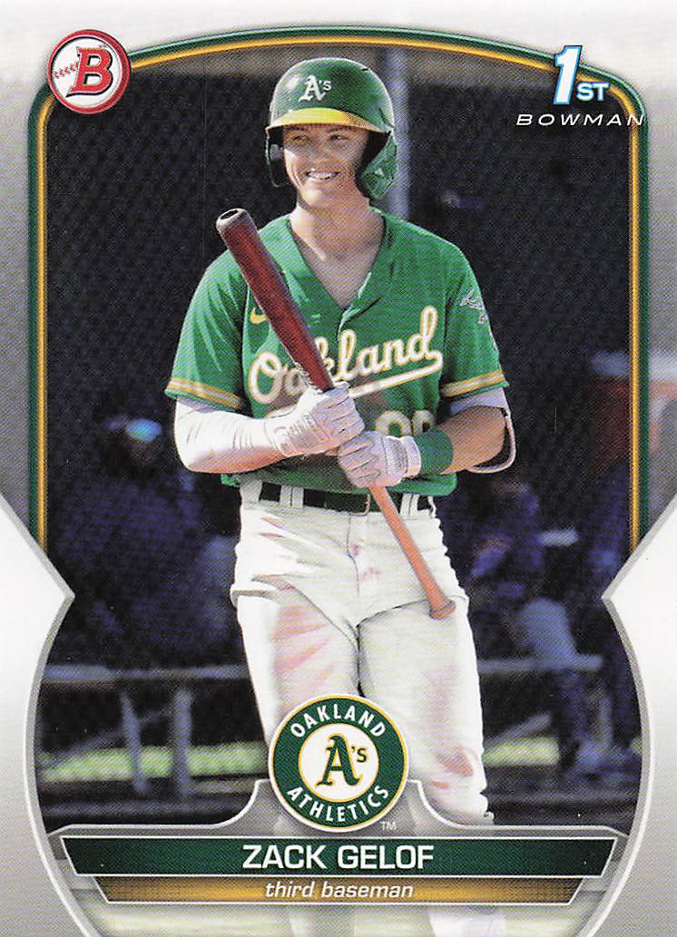 2023 Bowman Baseball Prospects Zack Gelof #BP-1