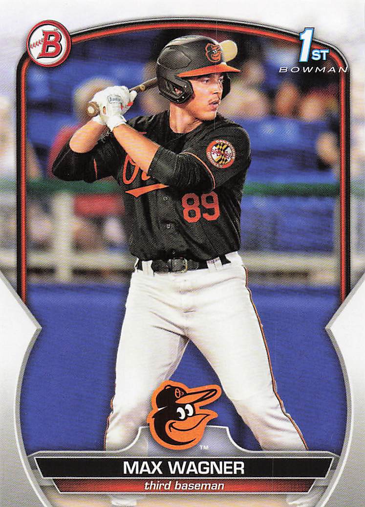 2023 Bowman Baseball Prospects Max Wagner #BP-8