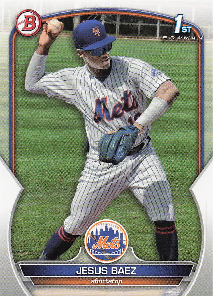 2023 Bowman Baseball Prospects Jesus Baez #BP-12