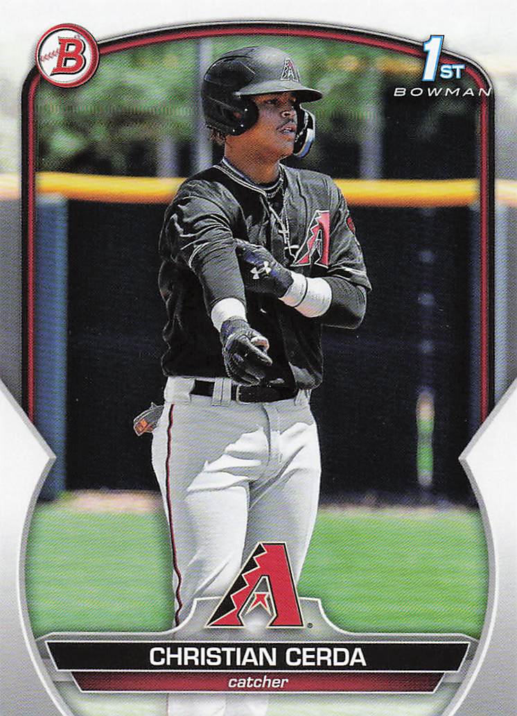 2023 Bowman Baseball Prospects Christian Cerda #BP-56