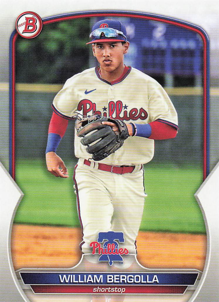 2023 Bowman Baseball Prospects William Bergolla #BP-67