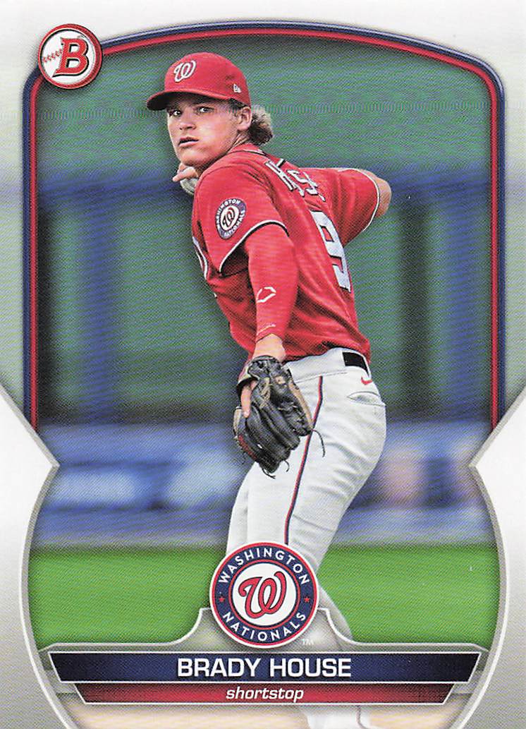 2023 Bowman Baseball Prospects Brady House #BP-68