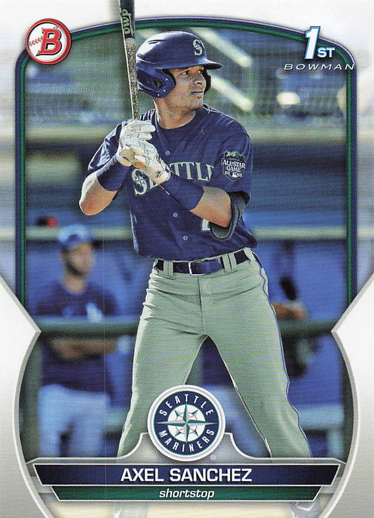2023 Bowman Baseball Prospects Axel Sanchez #BP-73