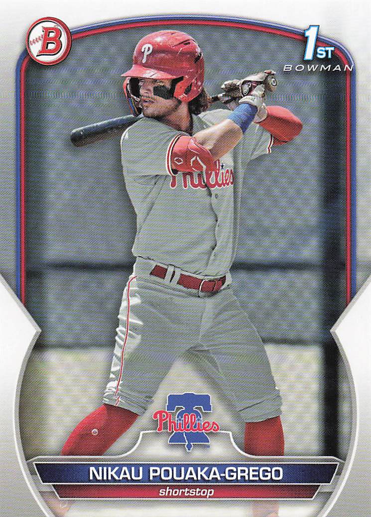 2023 Bowman 1st Edition Baseball Nikau Pouaka-Grego #BPPF-89