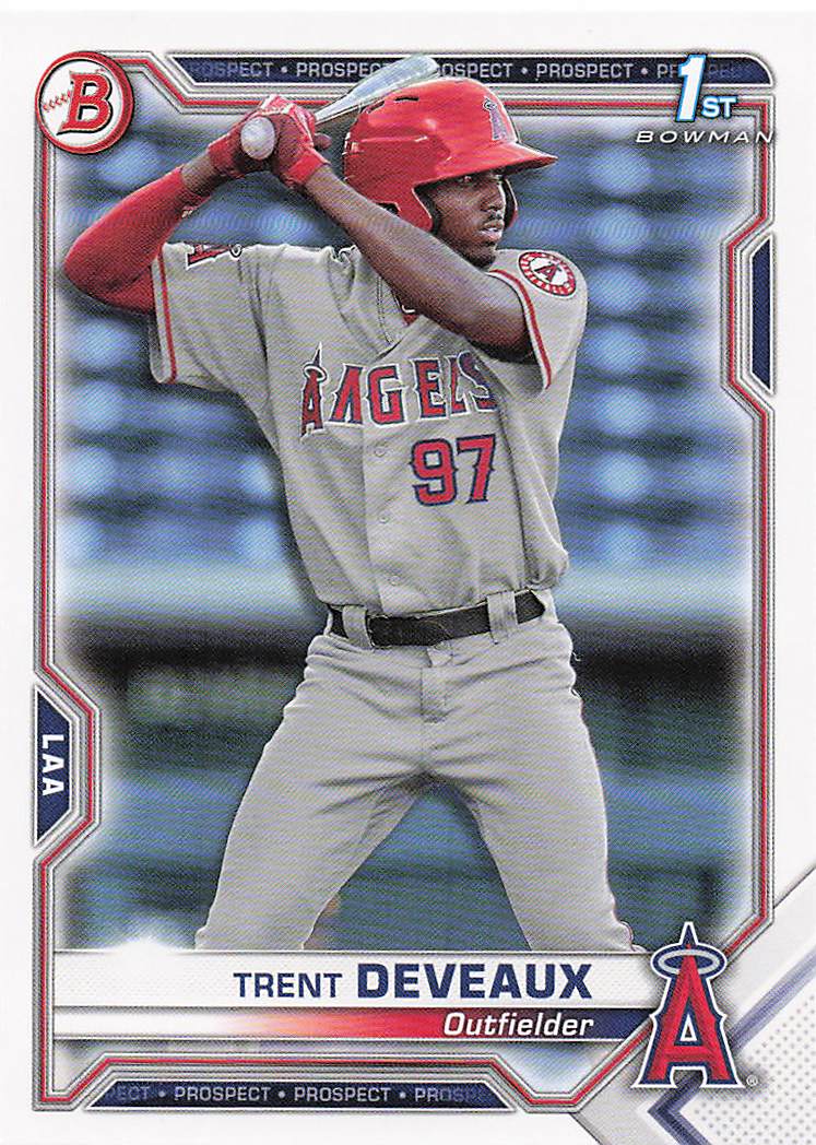 2021 Bowman Baseball Trent Deveaux #BP-94