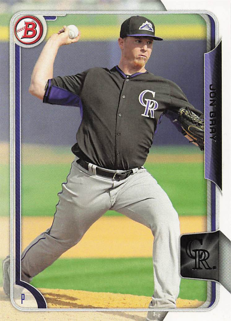 2015 Bowman Baseball Jon Gray #BP52