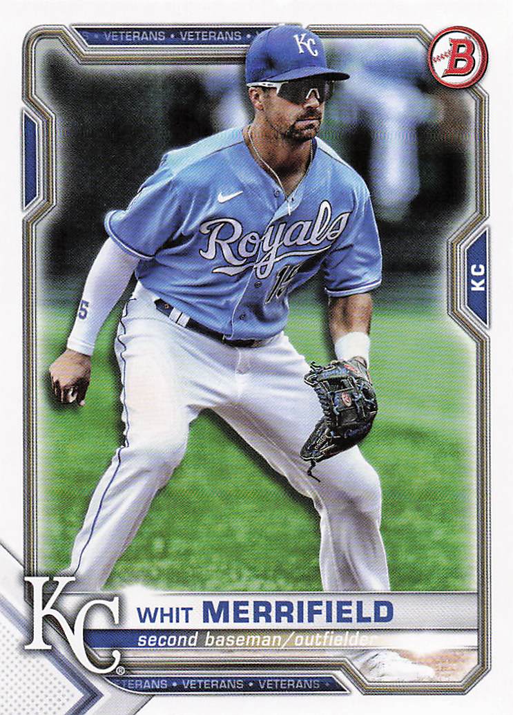 2021 Bowman Baseball Whit Merrifield #1