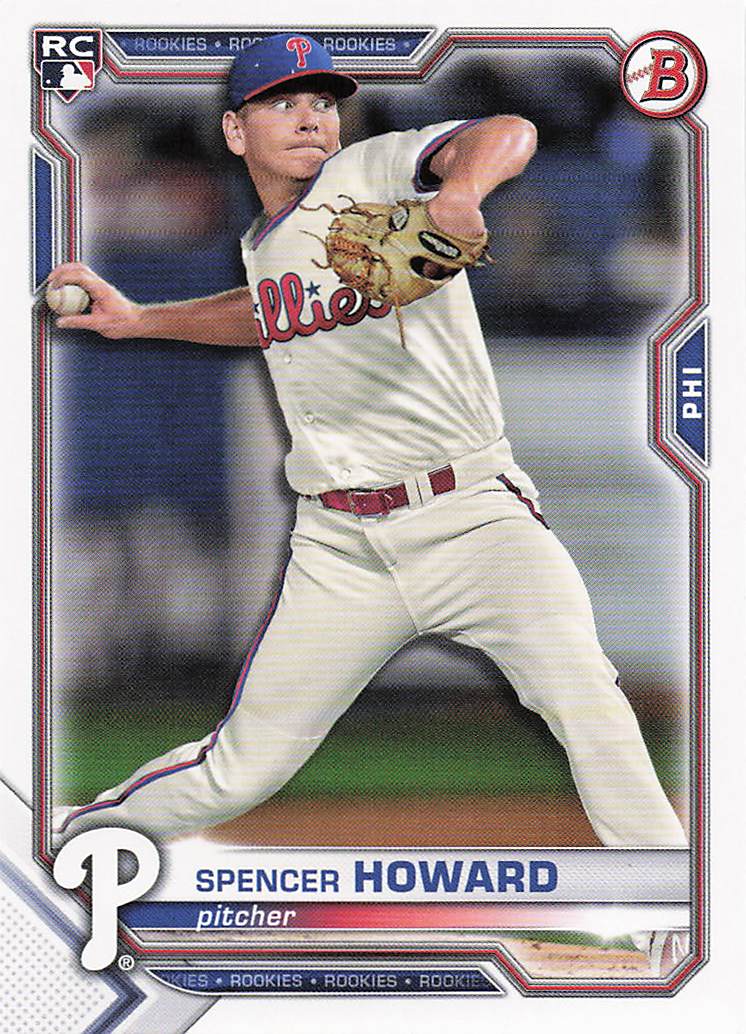 2021 Bowman Baseball Spencer Howard #16 Rookie