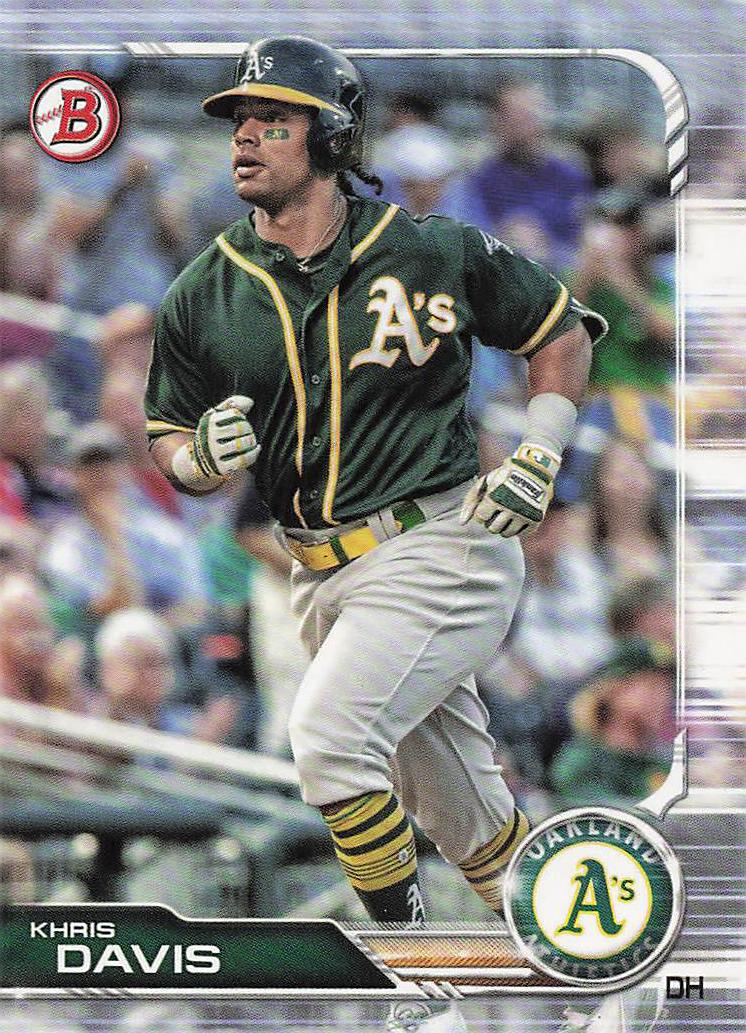 2019 Bowman Baseball Khris Davis #9