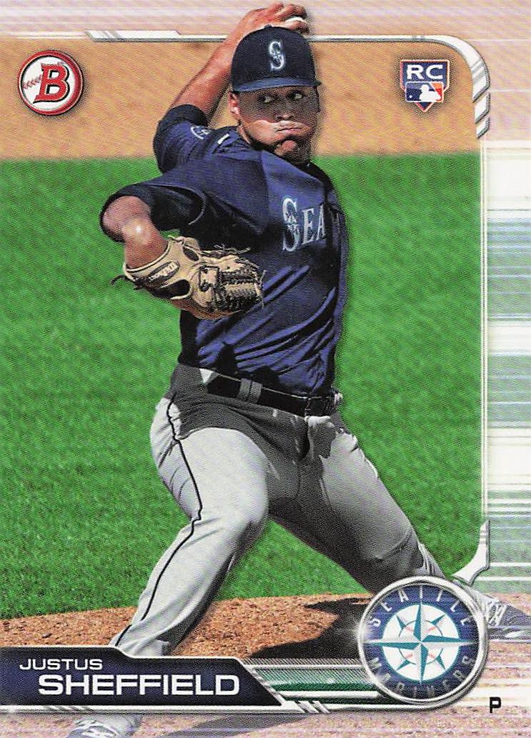 2019 Bowman Baseball Justus Sheffield #12 Rookie
