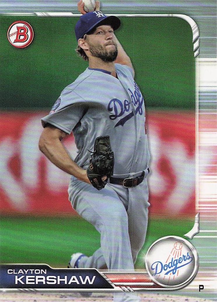 2019 Bowman Baseball Clayton Kershaw #15