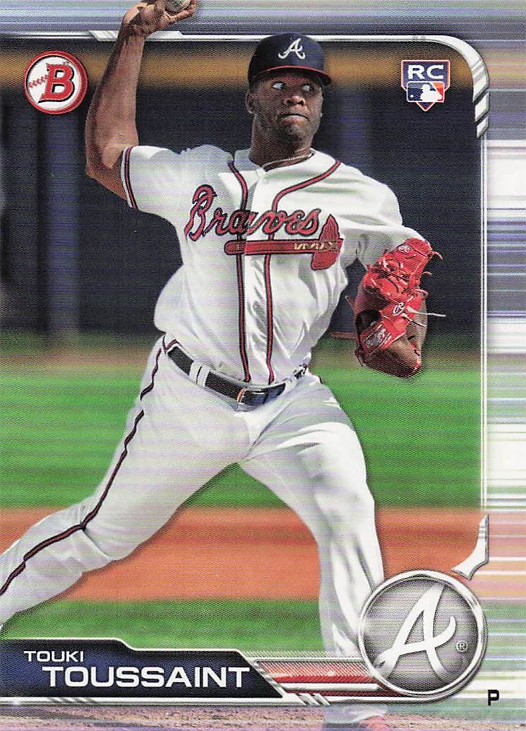 2019 Bowman Baseball Touki Toussaint #19 Rookie