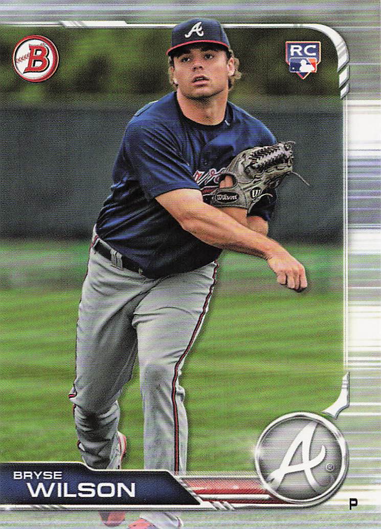 2019 Bowman Baseball Bryse Wilson #20 Rookie