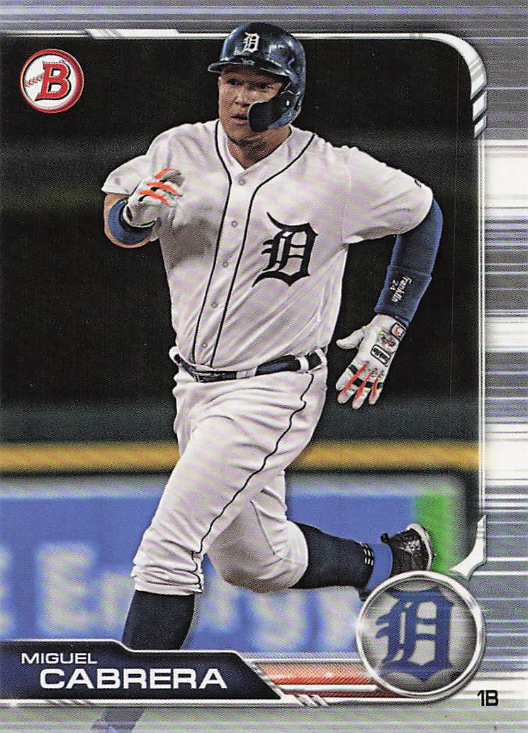 2019 Bowman Baseball Miguel Cabrera #21
