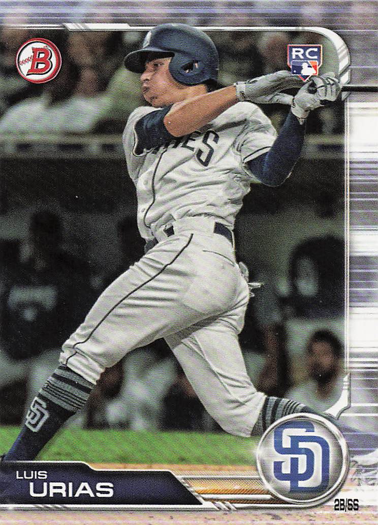 2019 Bowman Baseball Luis Urias #25 Rookie
