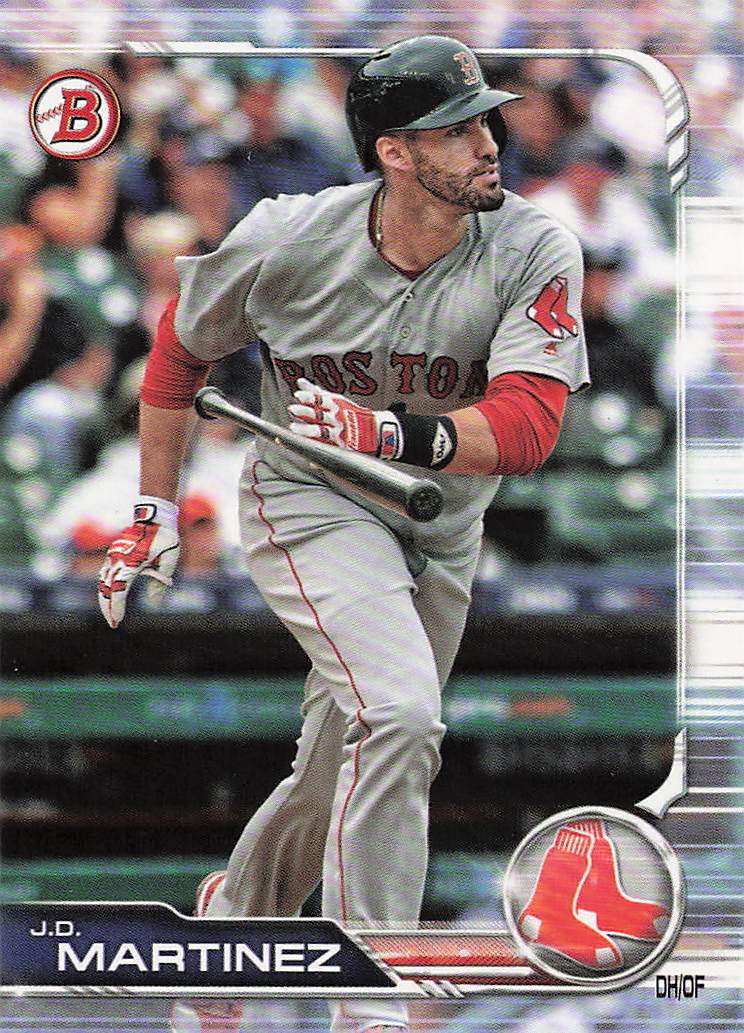 2019 Bowman Baseball J.D. Martinez #35