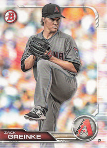 2019 Bowman Baseball Zack Greinke #41