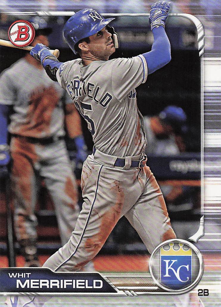 2019 Bowman Baseball Whit Merrifield #45