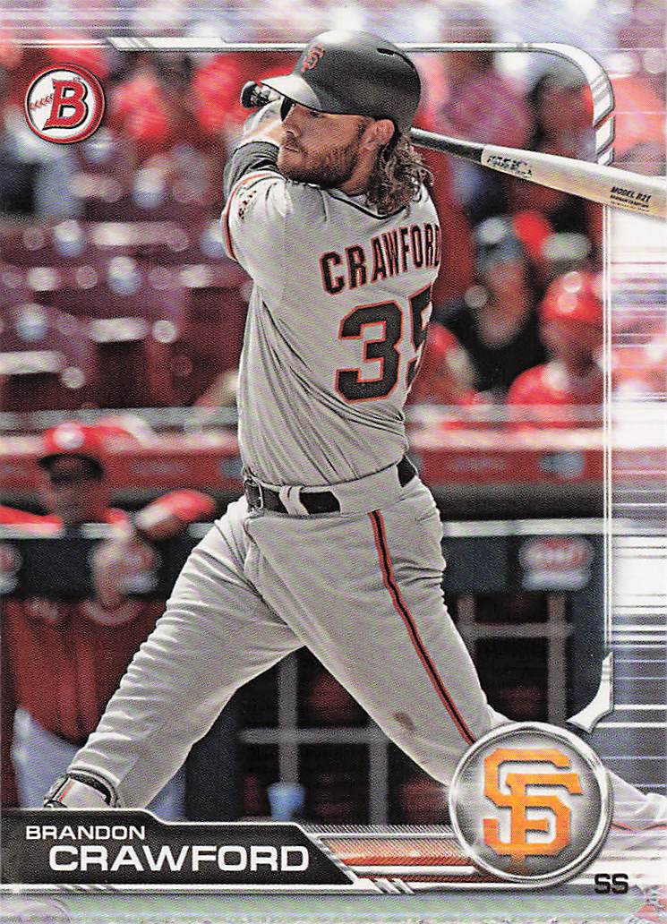 2019 Bowman Baseball Brandon Crawford #57