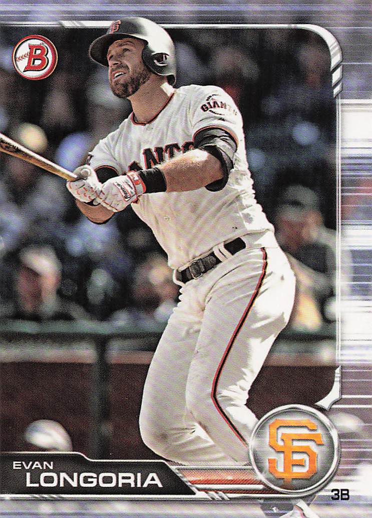 2019 Bowman Baseball Evan Longoria #59