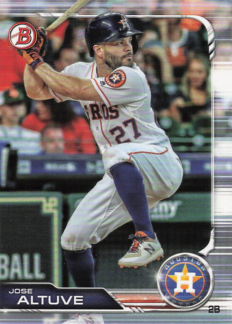 2019 Bowman Baseball Jose Altuve #62