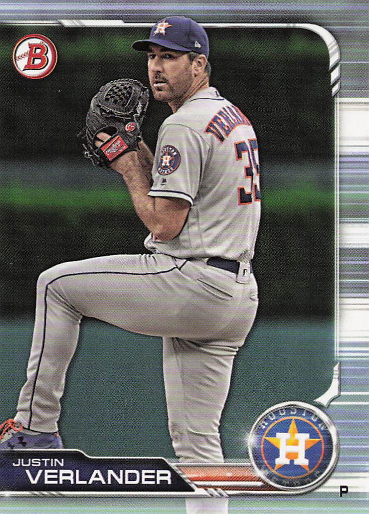 2019 Bowman Baseball Justin Verlander #64