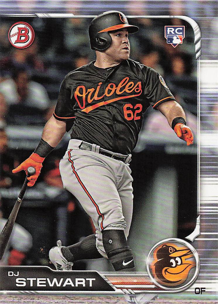 2019 Bowman Baseball DJ Stewart #67 Rookie