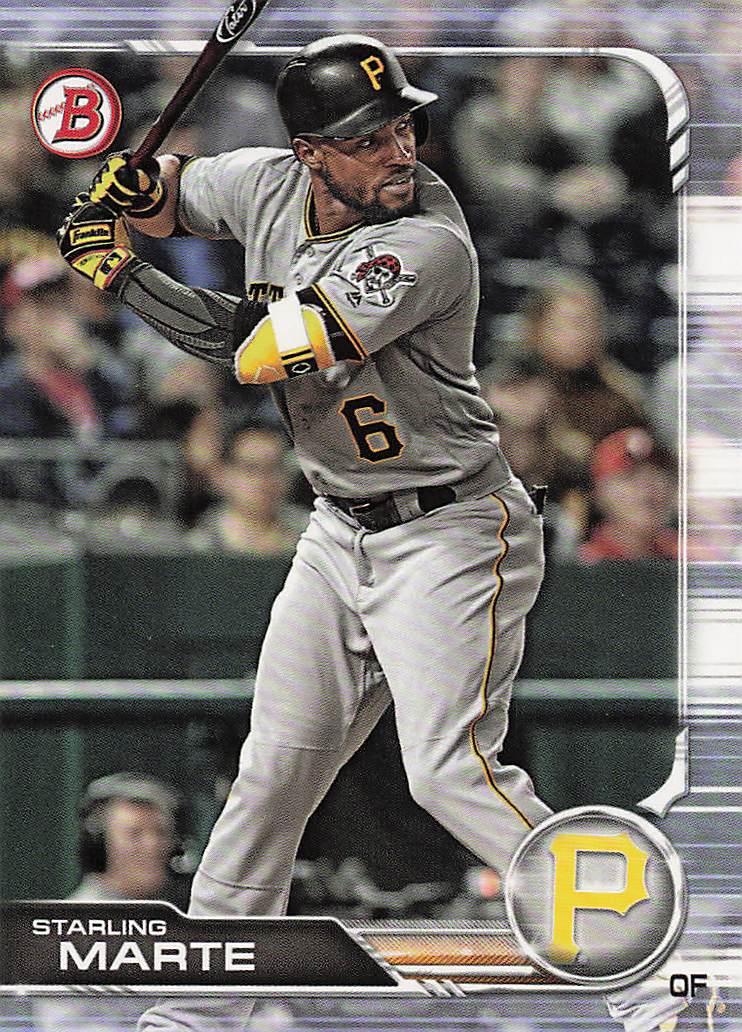 2019 Bowman Baseball Starling Marte #68