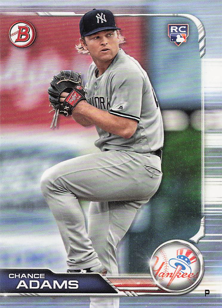 2019 Bowman Baseball Chance Adams #69 Rookie