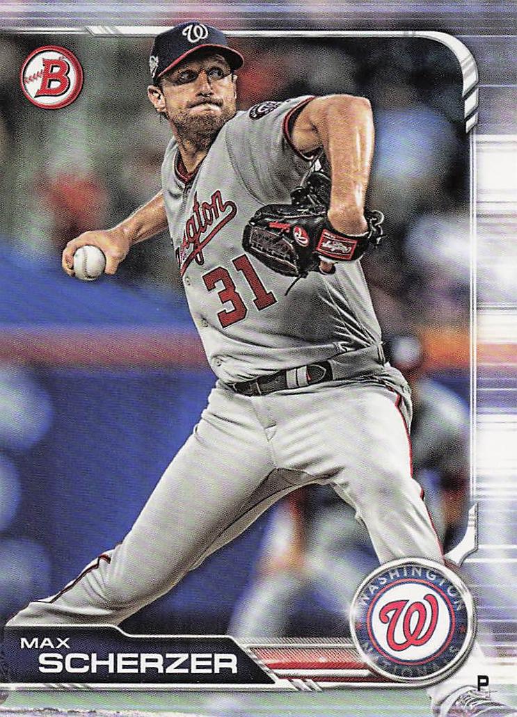 2019 Bowman Baseball Max Scherzer #71