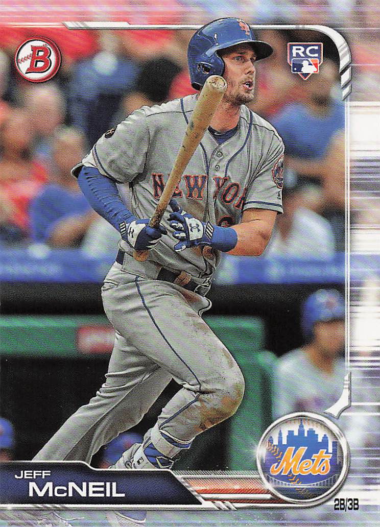 2019 Bowman Baseball Jeff McNeil #90 Rookie
