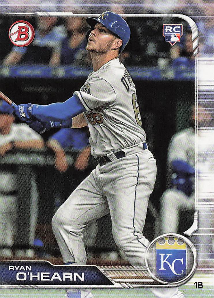 2019 Bowman Baseball Purple Ryan O'Hearn #93 Rookie