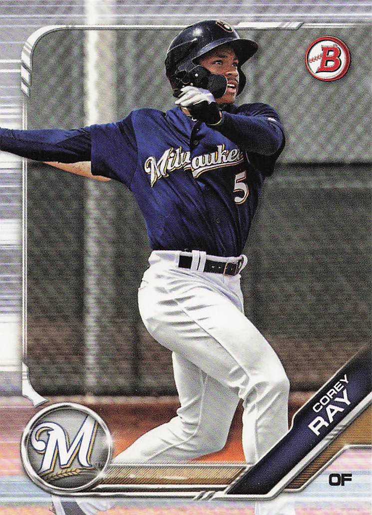 2019 Bowman Baseball Prospects Corey Ray #BP-12