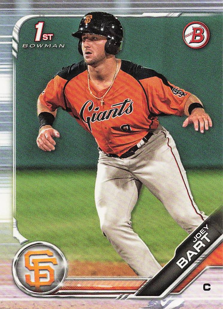 2019 Bowman Baseball Prospects Joey Bart #BP-50