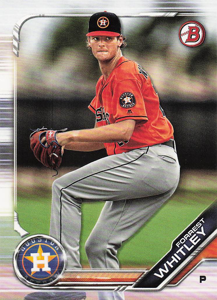 2019 Bowman Baseball Prospects Forrest Whitley #BP-52