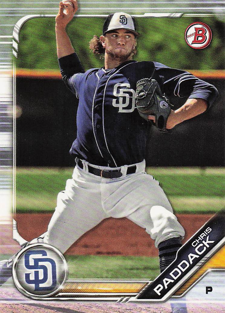 2019 Bowman Baseball Prospects Chris Paddack #BP-55
