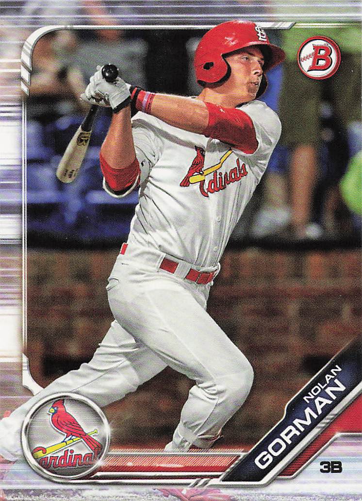 2019 Bowman Baseball Nolan Gorman #BCP-60