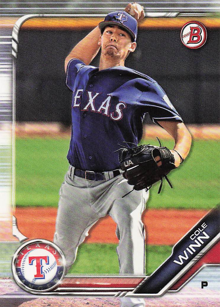 2019 Bowman Baseball Prospects Cole Winn #BP-75